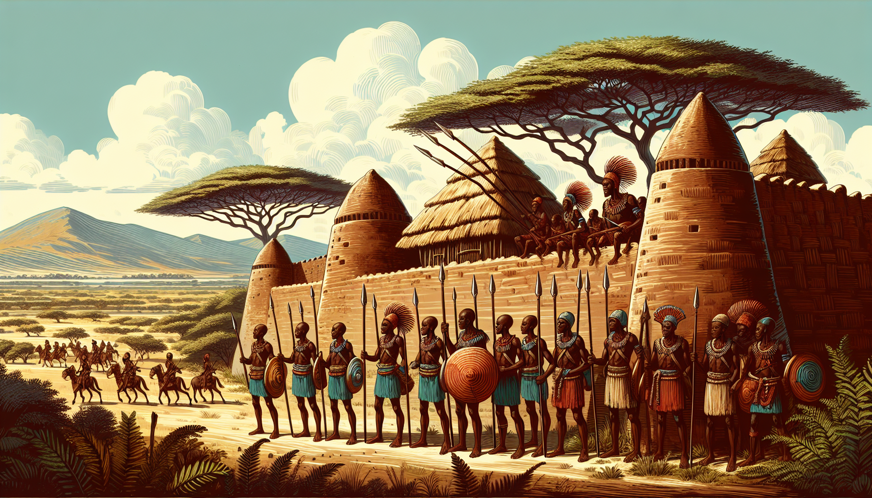 Militarization and Defense Strategies in Pre-Colonial African Kingdoms