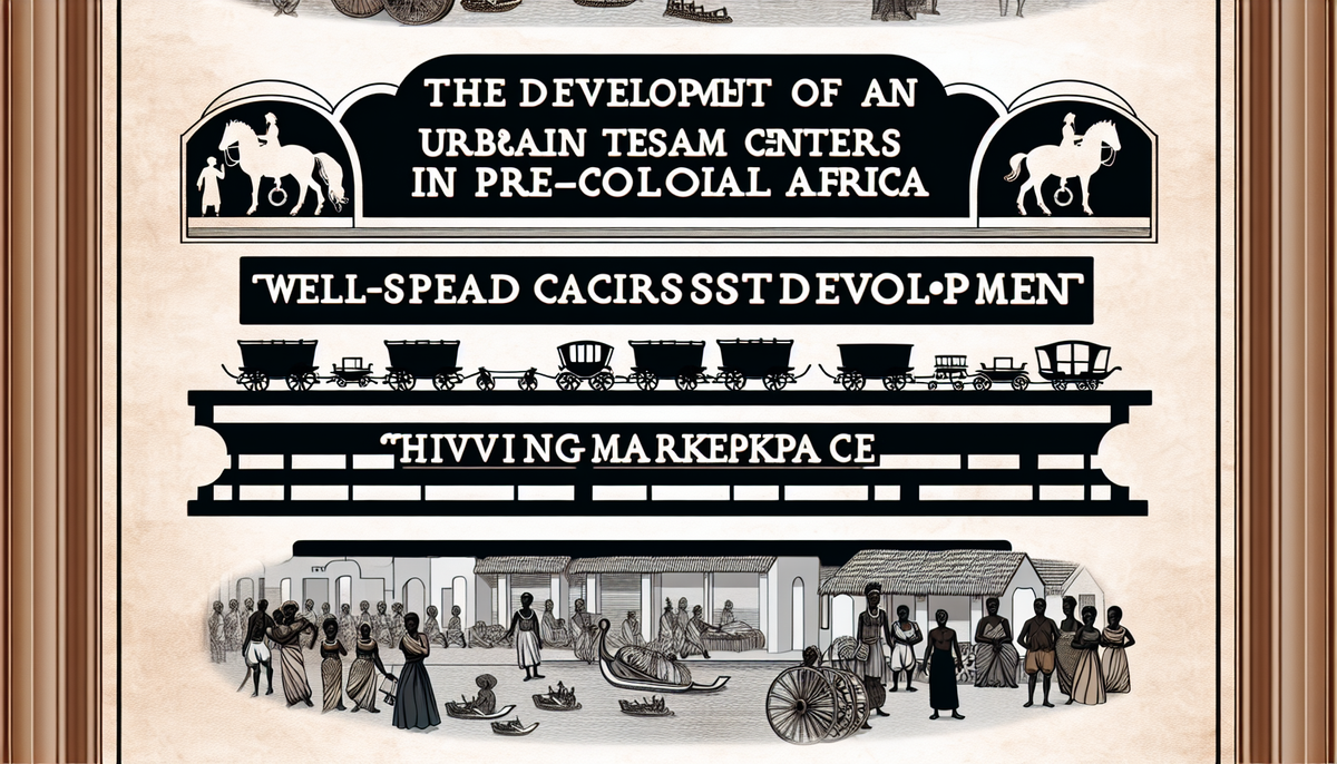 The Development of Urban Centers in Pre-Colonial Africa