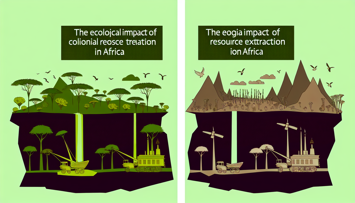 The Ecological Impact of Colonial Resource Extraction in Africa