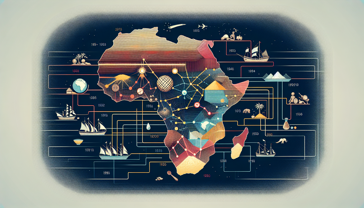 The Evolution of African Trade Networks over Millennia