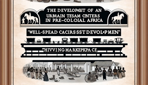 The Development of Urban Centers in Pre-Colonial Africa