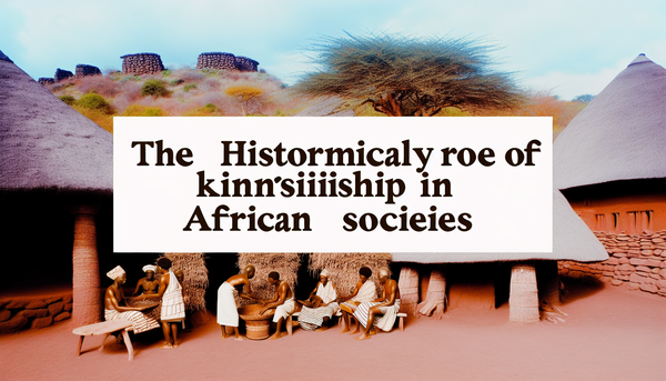 The Historical Role of Kinship in African Societies